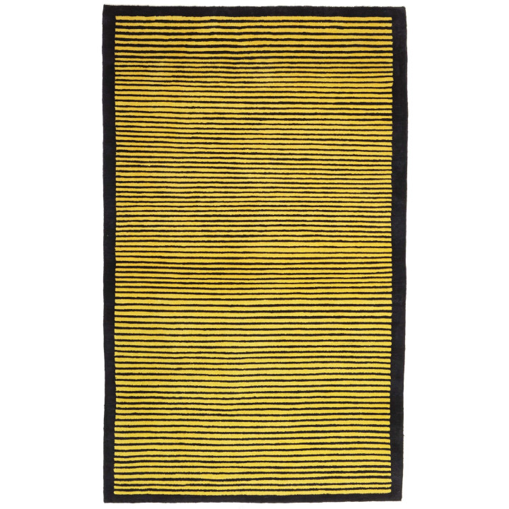 Hand Made Rug Kathmandu Nepal 90x160 Mustard Ye