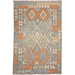 Hand Made Rug Kilim Afghanistan 123x174 Gray Or