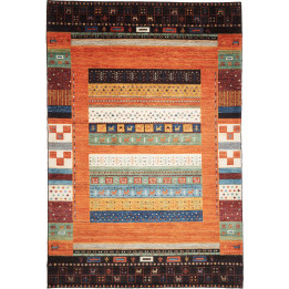 Hand Made Rug Cromopura Pakistan 157x216 Orange