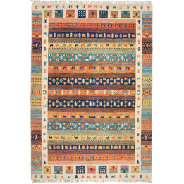 Hand Made Rug Cromopura Pakistan 199x291 Multic