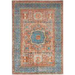 Hand Made Rug Kairo Pakistan 125x180 Petrol Blu