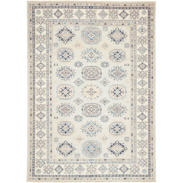 Hand Made Rug Kazak Fine Pakistan 172x240 Ivory