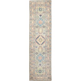 Tappeto Originale Kazak Afghanistan 81x309 Grig