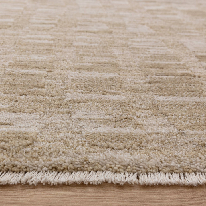 Tappeto Laurent astratto beige e sabbia 240x320