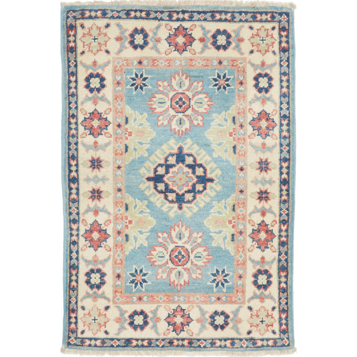 Tappeto Originale Kazak Afghanistan 61x93 Azzur