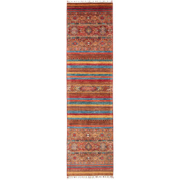 Hand Made Rug Samarkand Pakistan 81x307 Rust Re