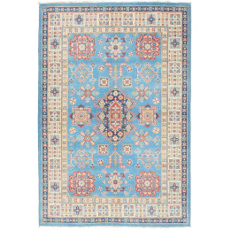 Hand Made Rug Kazak Afghanistan 122x179 Light B
