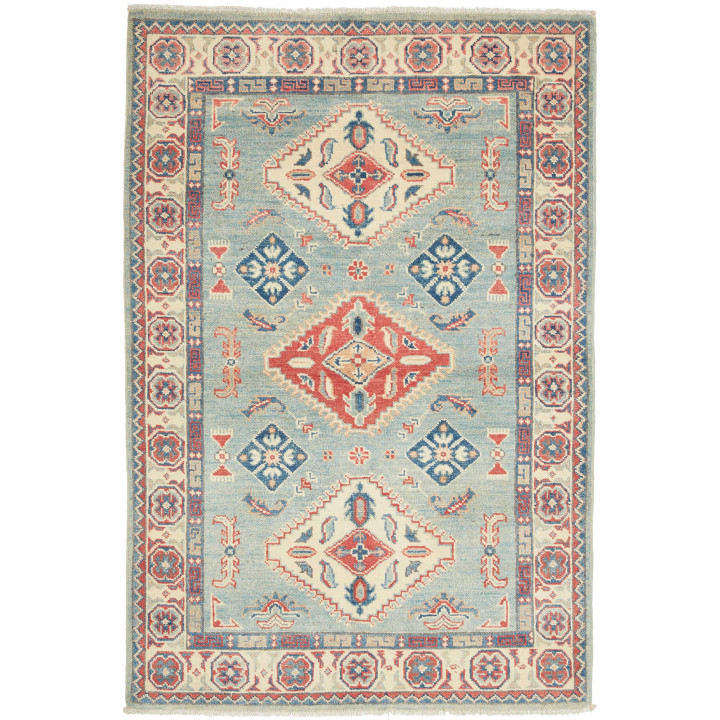 Hand Made Rug Kazak Afghanistan 100x149 Light B