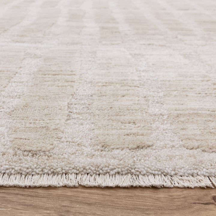Rug Laurent abstract beige ivory 120x160 cm