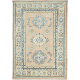 Hand Made Rug Kazak Afghanistan 102x147 Powder