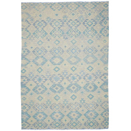 Hand Made Rug Kilim Afghanistan 205x301 Beige L
