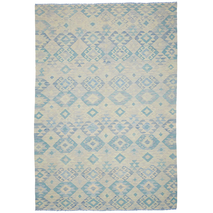 Hand Made Rug Kilim Afghanistan 205x301 Beige L