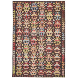 Hand Made Rug Kilim Afghanistan 201x295 Dark Br