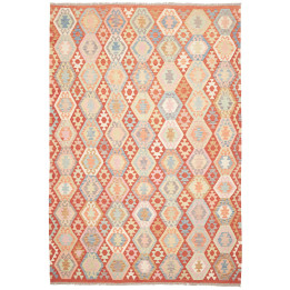 Hand Made Rug Kilim Afghanistan 202x298 Red Mul