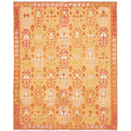 Hand Made Rug Kilim Afghanistan 160x196 Orange