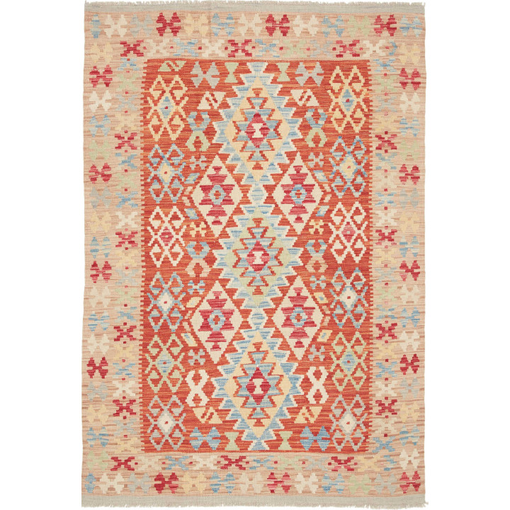 Tappeto Originale Kilim Afghanistan 127x186 Rug