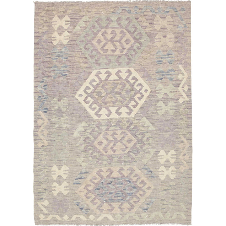 Tappeto Originale Kilim Afghanistan 122x175 Gri
