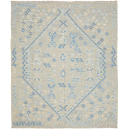 Hand Made Rug Kilim Afghanistan 166x198 Light G