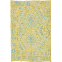 Hand Made Rug Kilim Afghanistan 101x150 Yellow