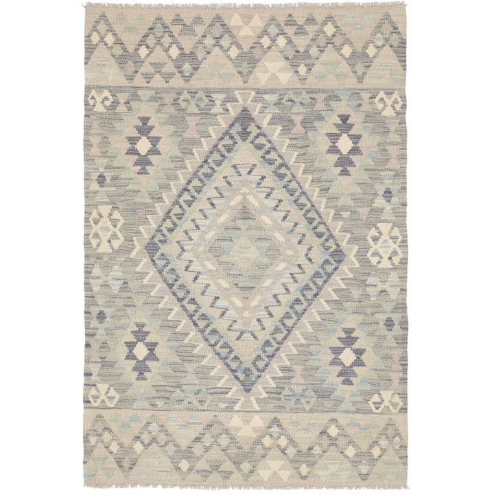 Tappeto Originale Kilim Afghanistan 101x150 Gri