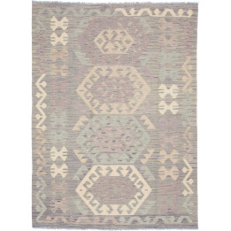 Hand Made Rug Kilim Afghanistan 126x170 Gray Be