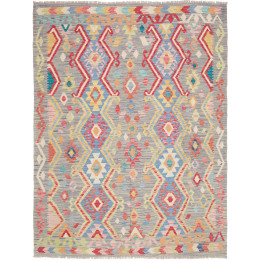 Tappeto Originale Kilim Afghanistan 158x200 Gri