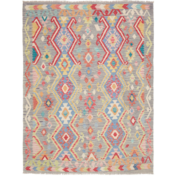 Hand Made Rug Kilim Afghanistan 158x200 Gray Mu