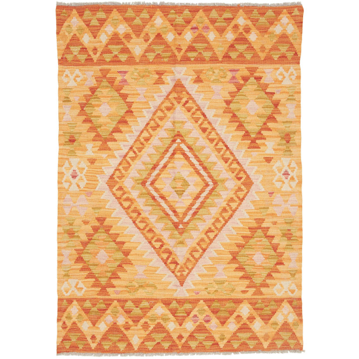 Tappeto Originale Kilim Afghanistan 101x144 Ara