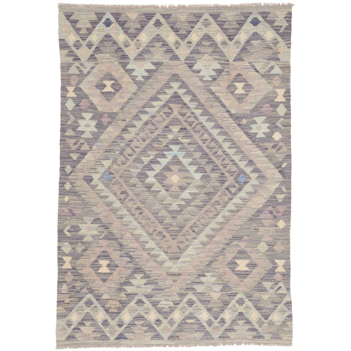 Tappeto Originale Kilim Afghanistan 105x152 Gri