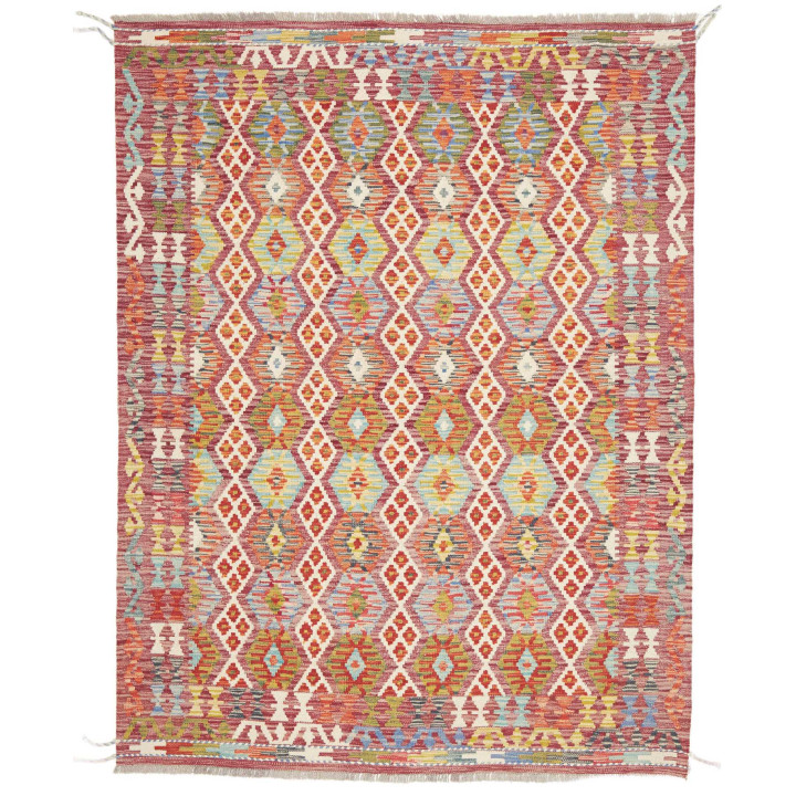 Hand Made Rug Kilim Afghanistan 151x200 Red Mul