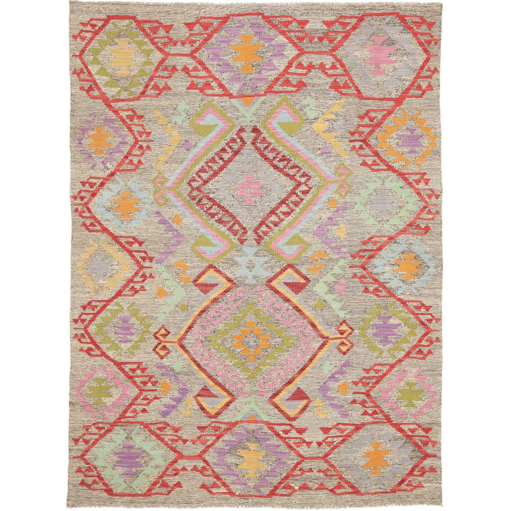 Tappeto Originale Kilim Afghanistan 152x208 Gri