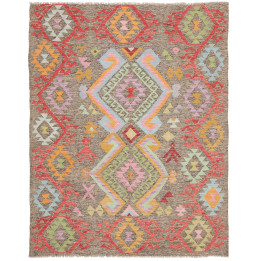 Hand Made Rug Kilim Afghanistan 154x195 Taupe B