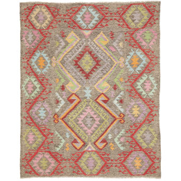 Hand Made Rug Kilim Afghanistan 154x190 Brown R