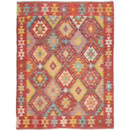 Hand Made Rug Kilim Afghanistan 155x198 Brick R