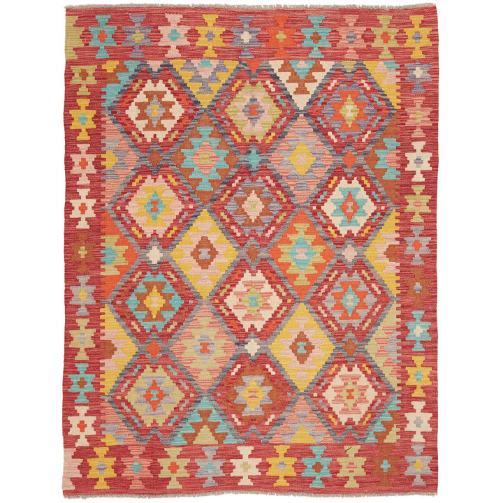Hand Made Rug Kilim Afghanistan 155x198 Brick R