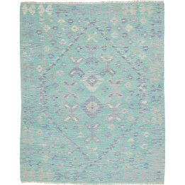 Hand Made Rug Kilim Afghanistan 152x185 Aquamar
