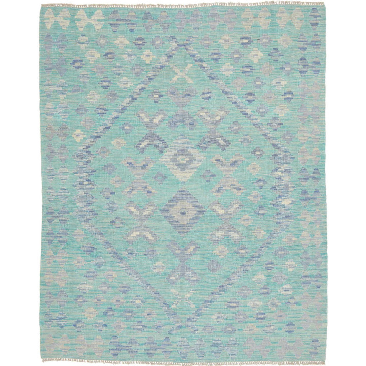 Hand Made Rug Kilim Afghanistan 152x185 Aquamar