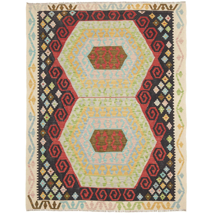Hand Made Rug Kilim Afghanistan 157x203 Black R