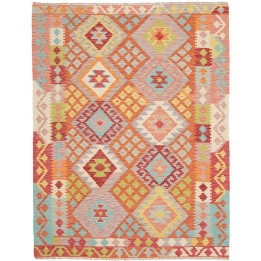 Hand Made Rug Kilim Afghanistan 153x202 Orange