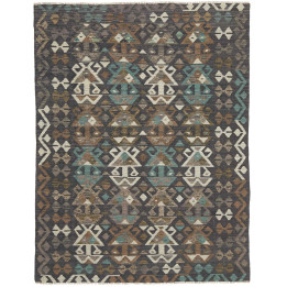 Hand Made Rug Kilim Afghanistan 151x198 Dark Gr