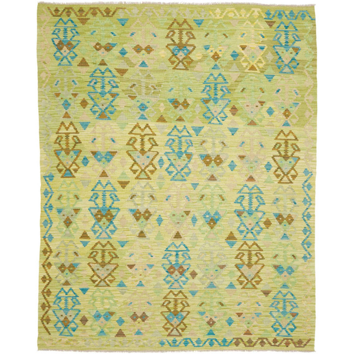 Hand Made Rug Kilim Afghanistan 162x205 Green L