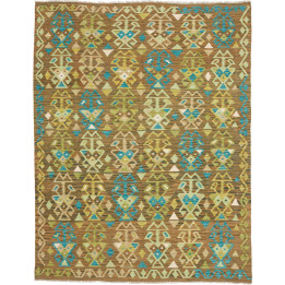 Hand Made Rug Kilim Afghanistan 157x204 Brown T
