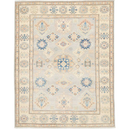 Tappeto Originale Kazak Afghanistan 156x196 Gri