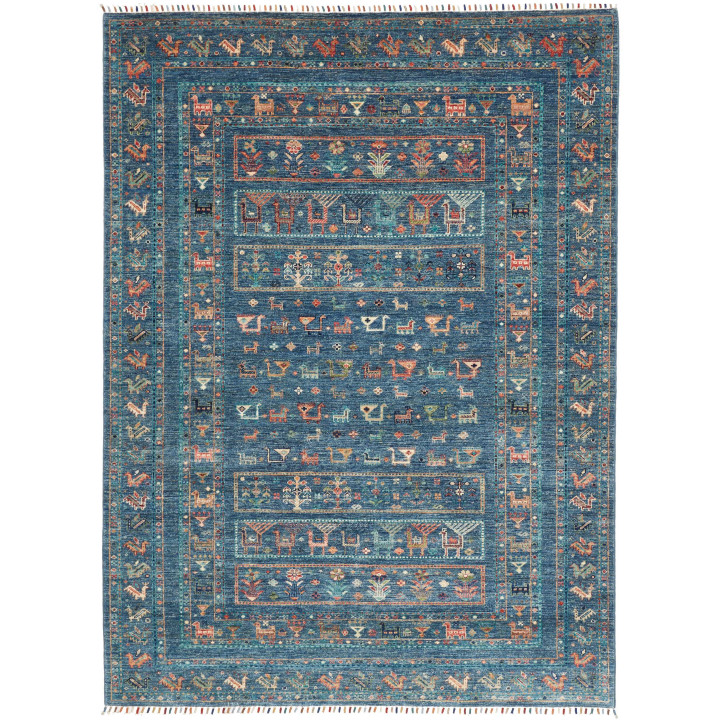 Tappeto Originale Istintia Pakistan 171x233 Blu