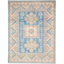 Tappeto Originale Kazak Afghanistan 147x193 Blu