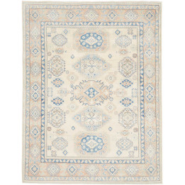 Hand Made Rug Kazak Afghanistan 150x198 Ivory A