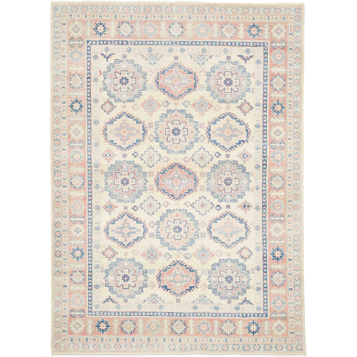 Hand Made Rug Kazak Afghanistan 151x211 Ivory B