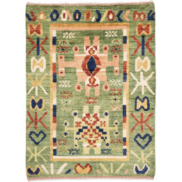 Tappeto Originale Berbero Pakistan 133x179 Verd