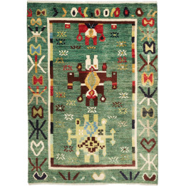 Tappeto Originale Berbero Pakistan 155x215 Verd