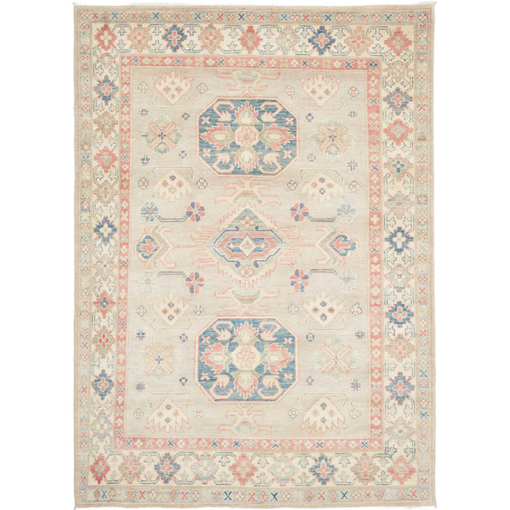 Hand Made Rug Kazak Afghanistan 154x213 Beige B